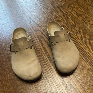 Birkenstock Boston clog, Tan 41 ( womens 10)